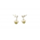 Peridot and Freshwater Pearl Earrings